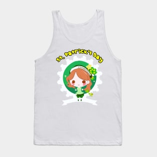 on St. Patrick’s Day bird bag Tank Top